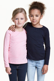 2 футболки с длинным рукавом H&M