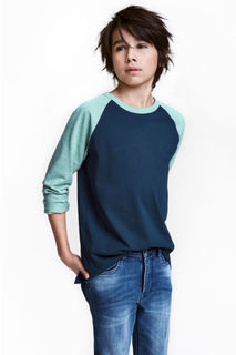 Футболка с длинным рукавом H&M