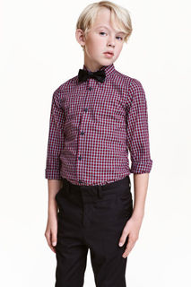 Рубашка с бабочкой/галстуком H&M
