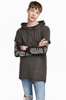 Футболка с капюшоном H&M