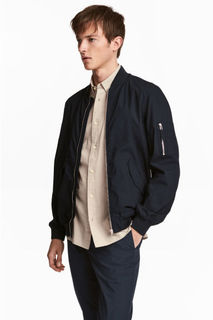 Бомбер из хлопка H&M