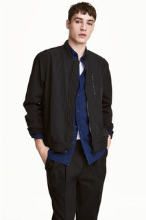 Бомбер из смесового нейлона H&M