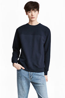 Свитшот из текстурной ткани H&M