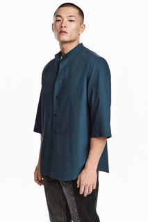 Хлопковая рубашка H&M