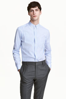 Рубашка из хлопка премиум H&M