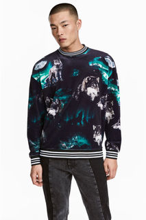 Велюровый свитшот H&M