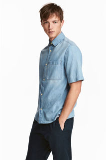 Джинсовая рубашка  H&M