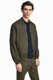 Тонкий бомбер из нейлона H&M