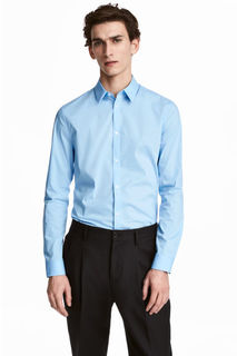 Рубашка стретч Slim fit H&M