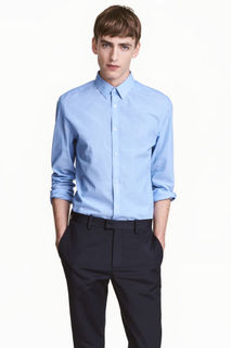 Рубашка Easy iron Slim fit H&M
