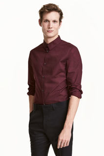 Рубашка из хлопка премиум H&M