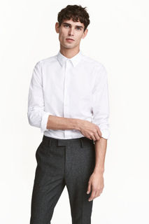 Рубашка стретч Slim fit H&M