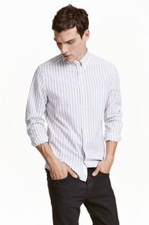 Хлопковая рубашка H&M