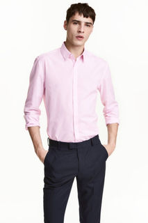 Рубашка Easy iron Slim fit H&M
