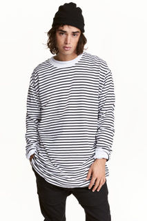 Лонгслив оверсайз H&M