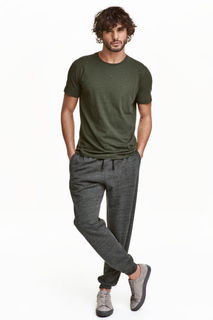 Брюки из байкового трикотажа H&M