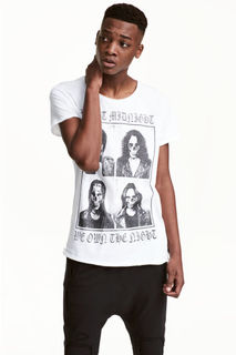Футболка с принтом H&M