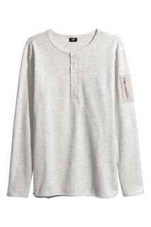 Рубашка из трикотажа H&M