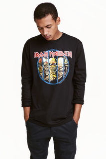 Футболка с длинным рукавом H&M