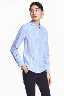 Хлопковая рубашка H&M