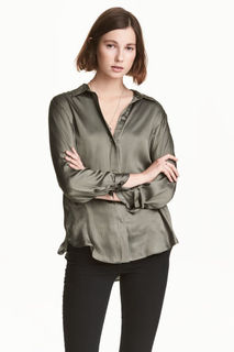 Атласная блузка H&M