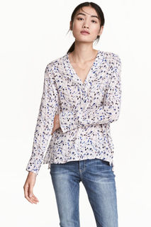 Блузка с треугольным вырезом H&M