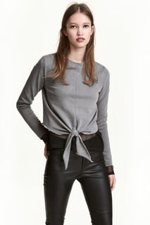 Свитшот с узлом спереди H&M