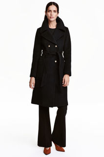 Двубортное пальто  H&M