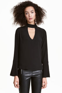 Блузка с широким рукавом H&M