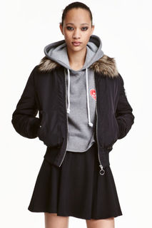 Бомбер с воротником H&M