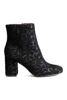 Ботильоны с вышивкой H&M