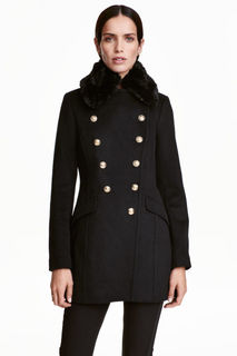 Двубортное пальто H&M