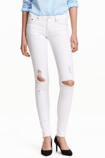Super Skinny Low Trashed Jeans H&M