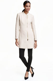 Пальто из структурной ткани H&M