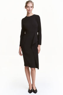 Платье с драпировкой H&M