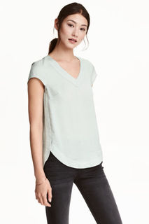 Атласная блузка H&M