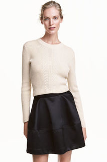 Атласная юбка H&M