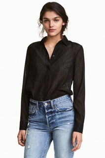 Блузка с длинным рукавом H&M
