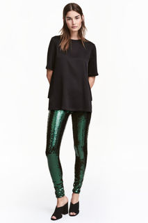 Легинсы с пайетками H&M