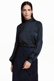 Атласная блузка H&M