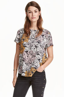 Блузка с коротким рукавом H&M