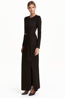 Платье макси с драпировкой H&M