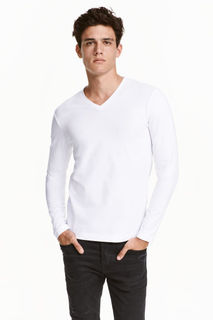 Лонгслив Slim fit H&M