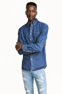 Джинсовая рубашка H&M