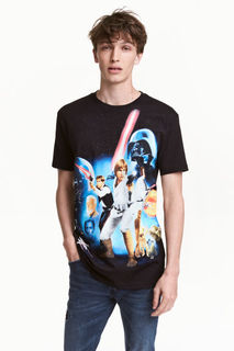 Футболка с принтом H&M