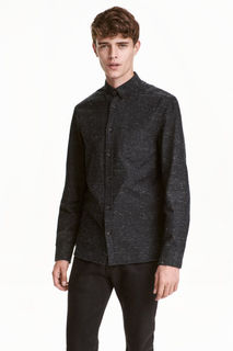 Хлопковая рубашка H&M