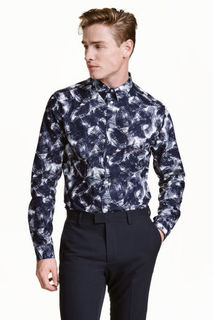 Рубашка из хлопка премиум H&M