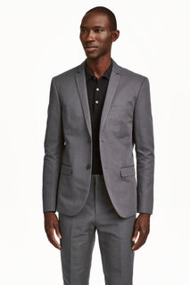 Твиловый пиджак Slim fit H&M