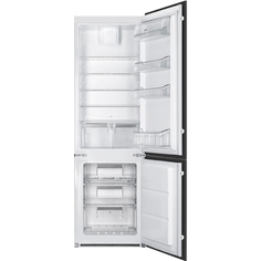 Встраиваемый холодильник комби Smeg