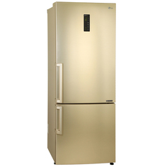 Холодильник с нижней морозильной камерой Широкий LG